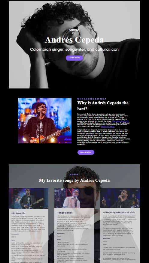 Andrés Cepeda Project preview