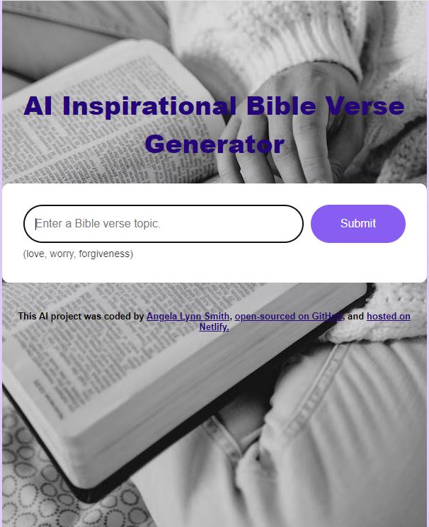 Bible verse app preview